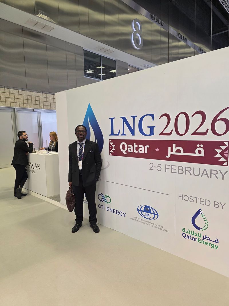 NG Nwankwo at the LNG2026 conference in Qatar